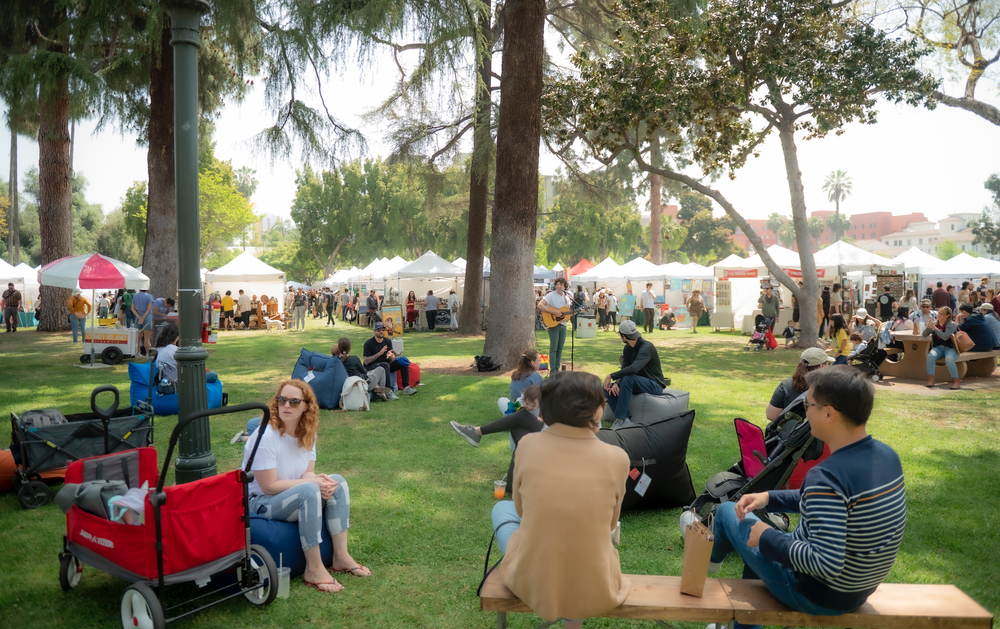 jackalope pasadena sitting on grass