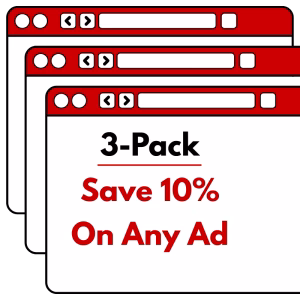3-Pack - Save 10% on Any Ad