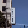 Robbins Brothers store sign on the exterior of the Pasadena headquarters and flagship showroom
